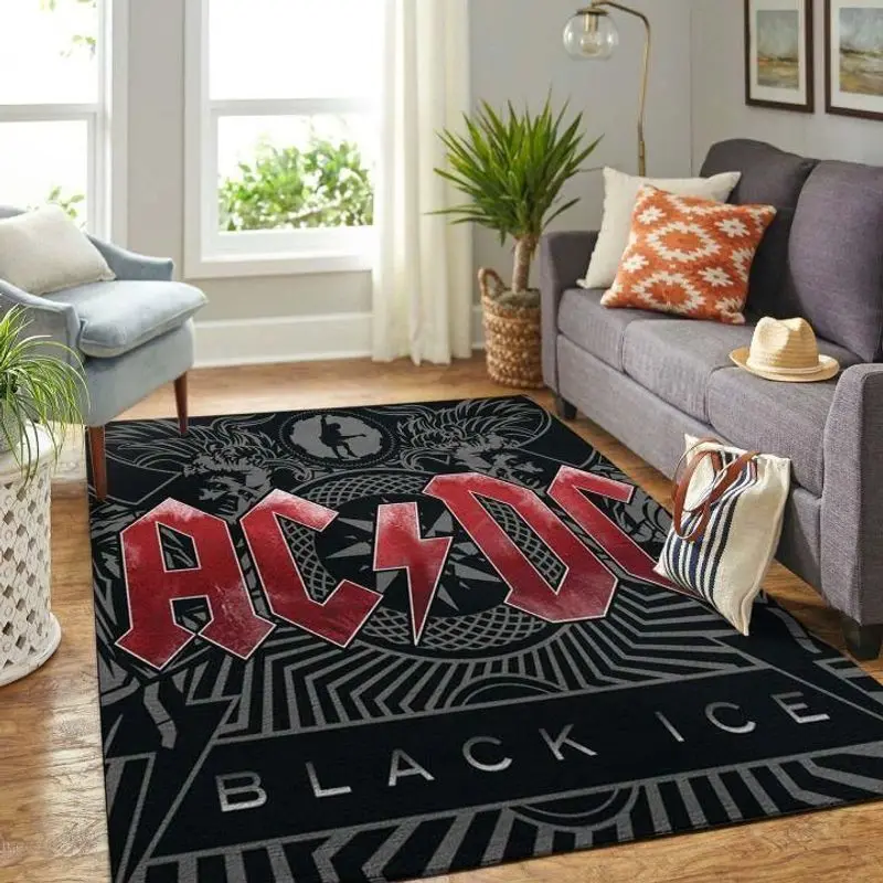 Acdc Hard Rock Band Teppich
