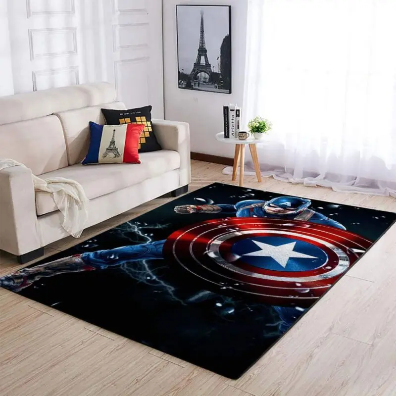Avengers Marval Held Captain Teppich