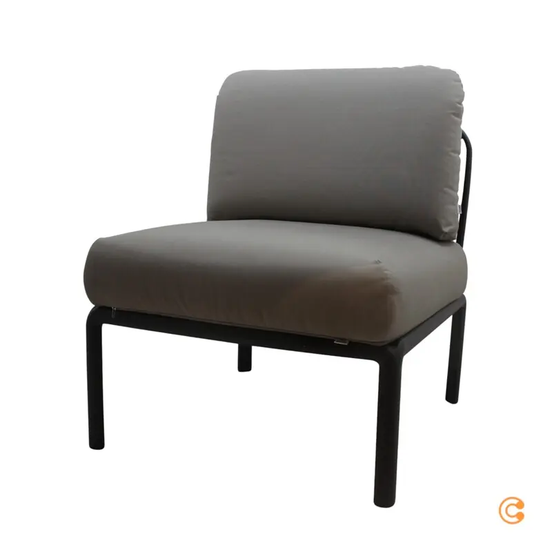 B-Ware Nardi Komodo Modulsofa Sofa Couch Modulcouch Sitzmodul Mittelelement anthrazit