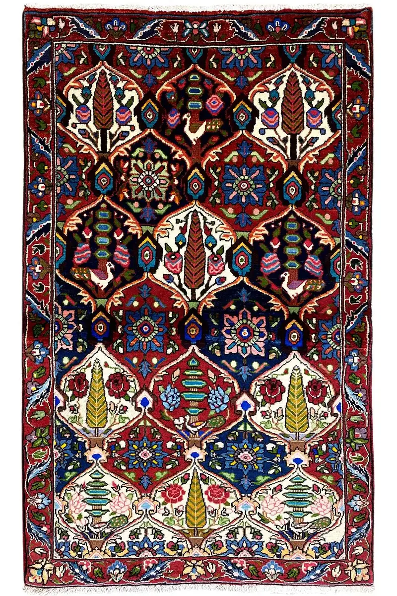 Bakhtiari Felder - (148x90 cm)