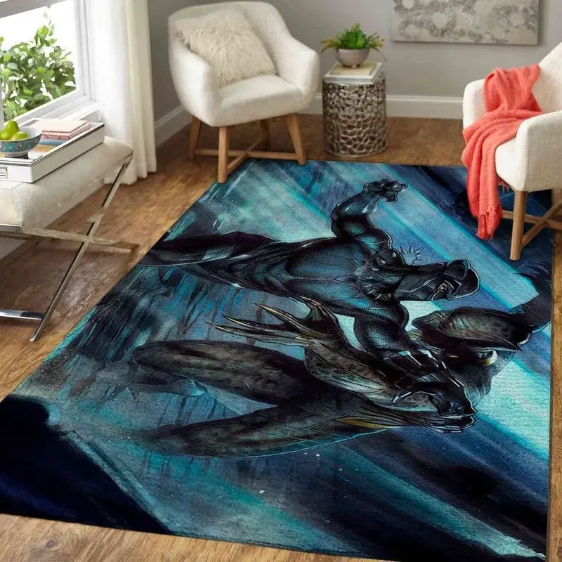 Black Panther Vs Erik Killmonger Teppich
