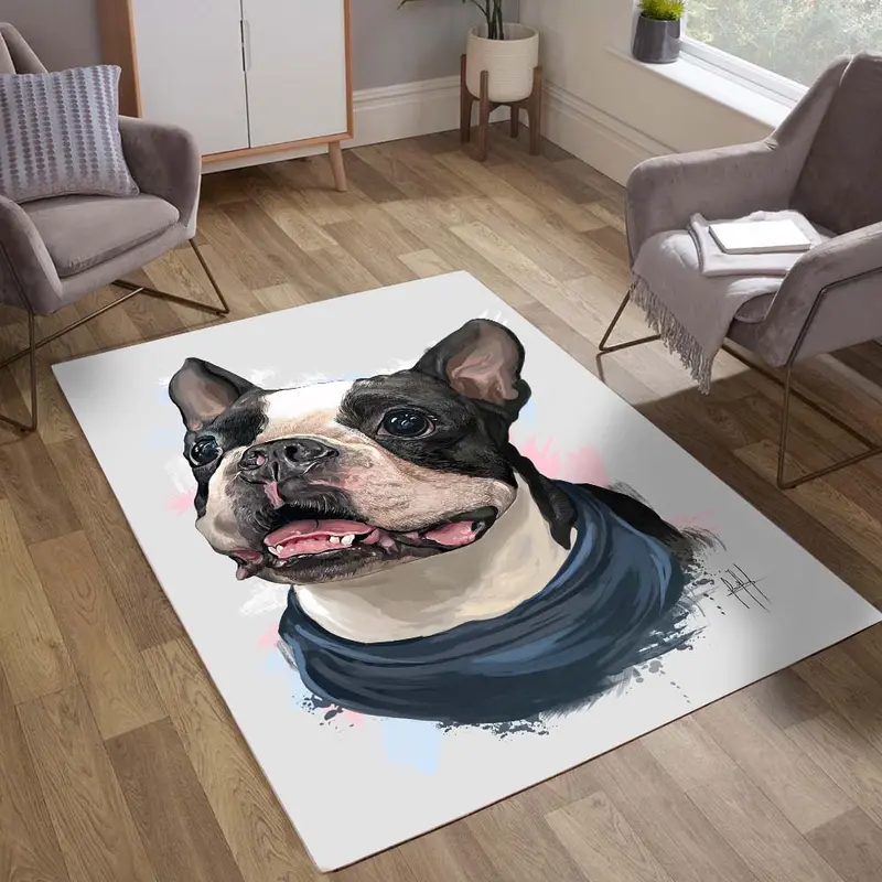 Boston Terrier Dog Teppich