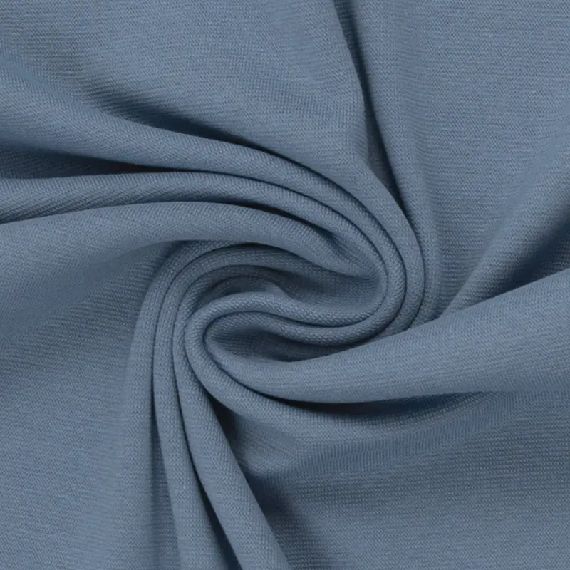 Bündchen, Heike, Uni, Mittelblau, Meterware