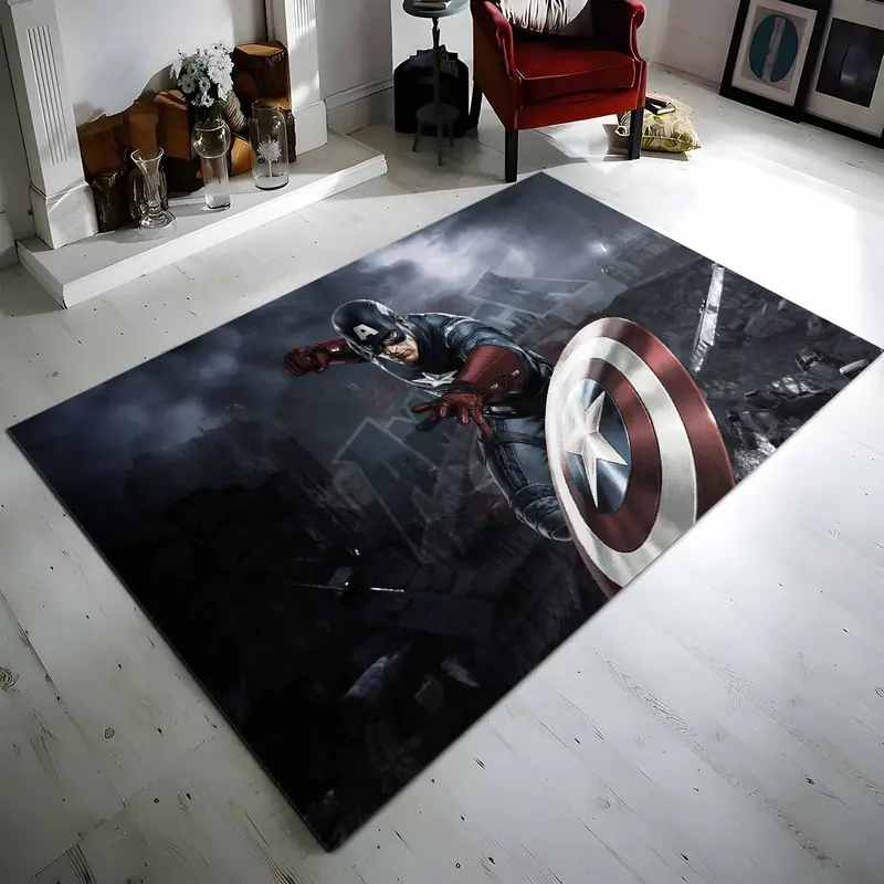 Captain America Marvel 02 Teppich