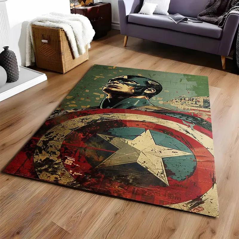 Captain America Marvel 08 Teppich