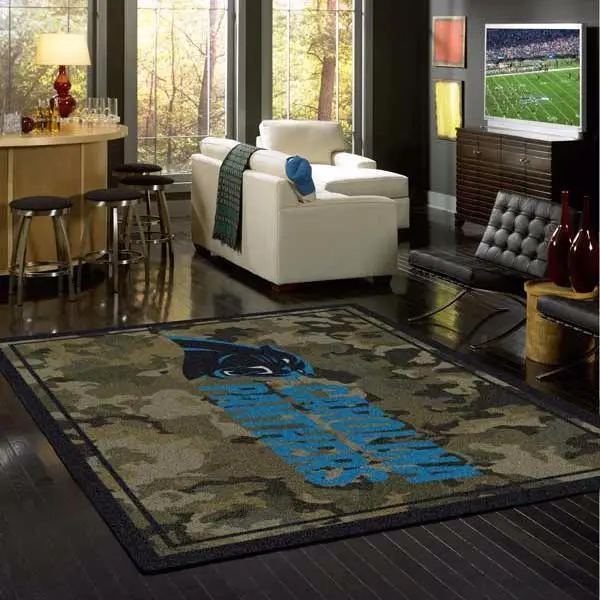 Carolina Panthers Camo Teppich