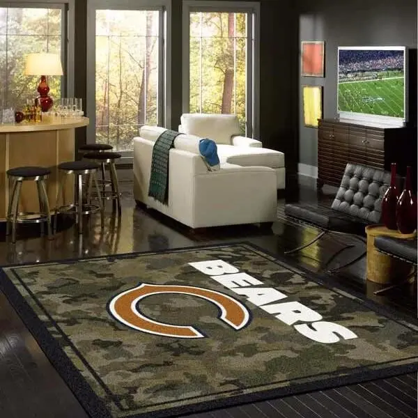 Chicago Bears Camo Teppich