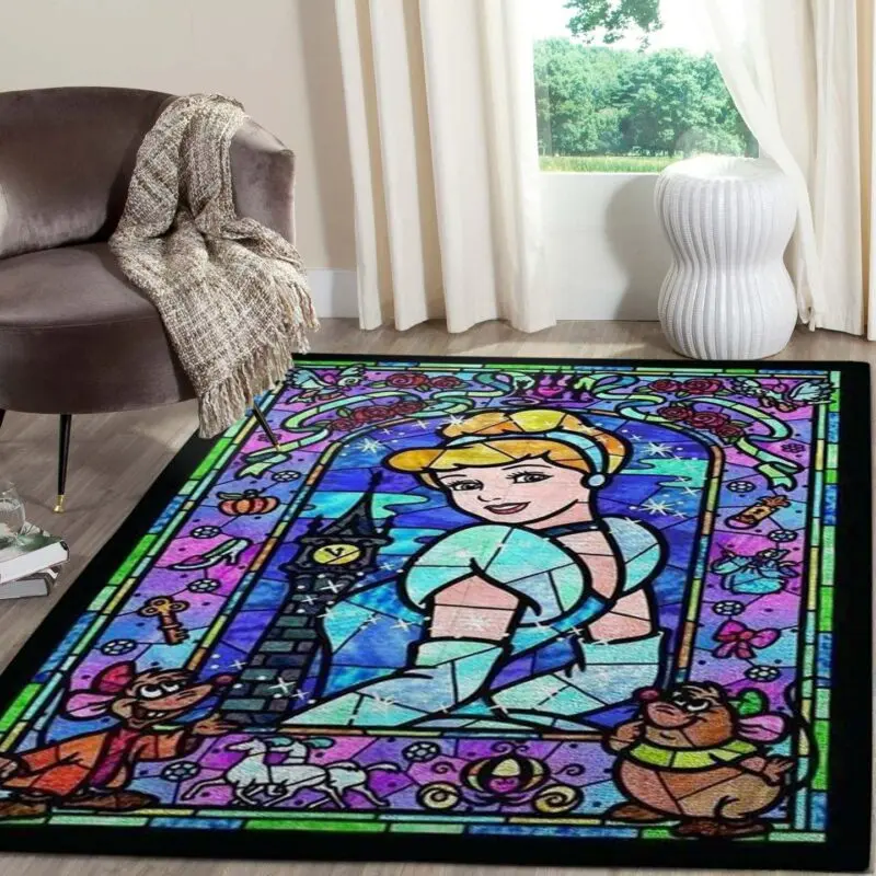 Cinderella Vs Mischievous Mice Disney Teppichbode