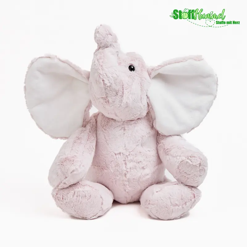 Cuddle® Critter Cuddle® - Nähkit Elefant Harper - Rose