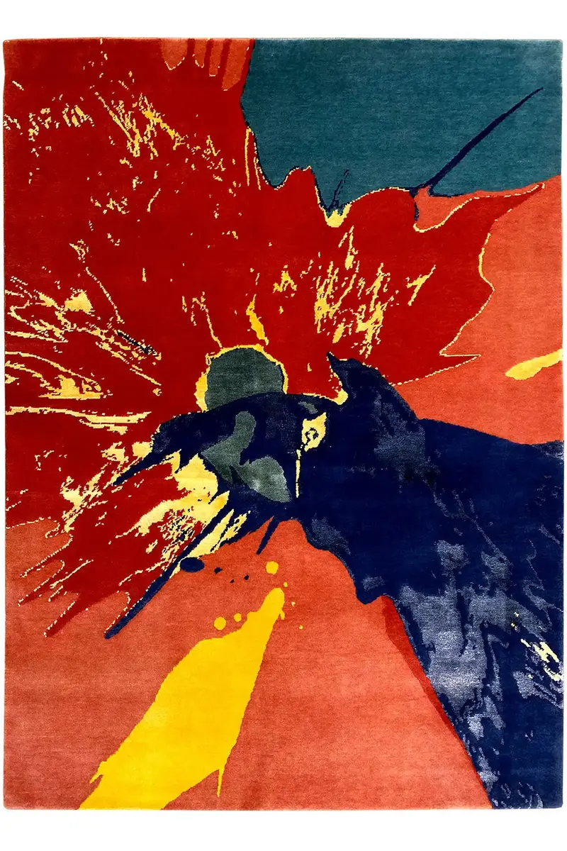 Designer Rug by Pascal Walter - Splash (209x152 cm)