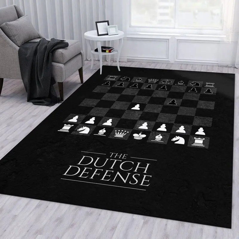 Dutch Defense Chess Teppich