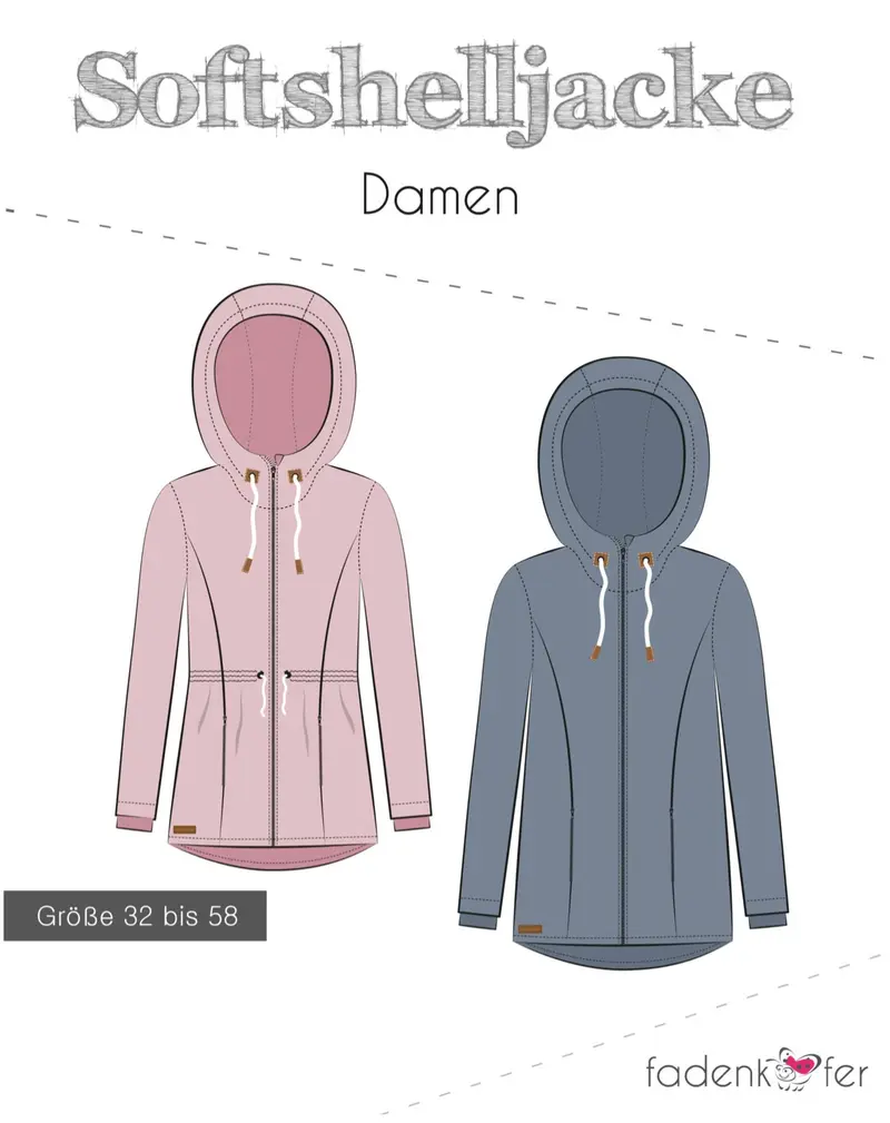 Fadenkäfer Schnittmuster "Softshelljacke" Damen