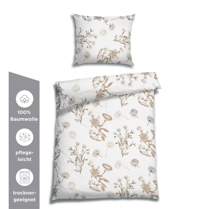 FEIN RENFORCÉ-BETTWÄSCHE LENI BRONZE