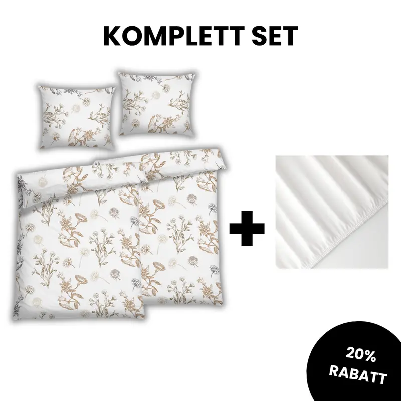 Fein Renforcé Leni Bronze Komplett Set