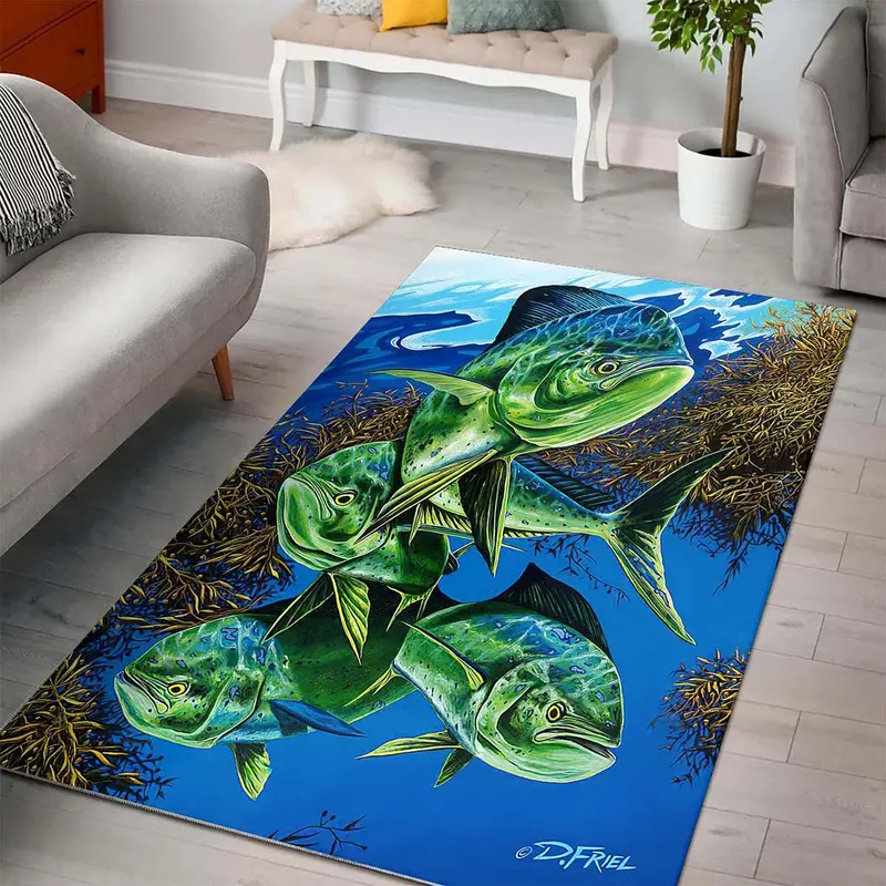 Fishing De1709 Teppich