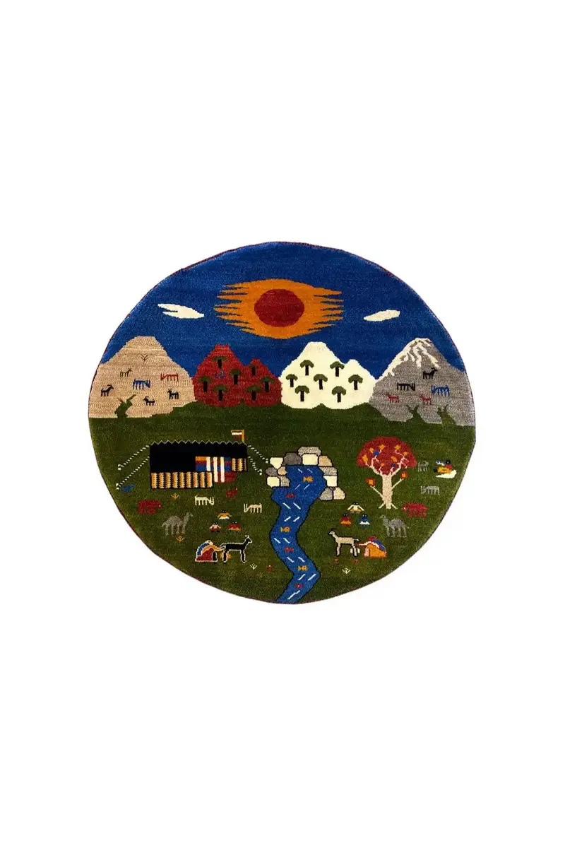 Gabbeh - (101x101 cm)