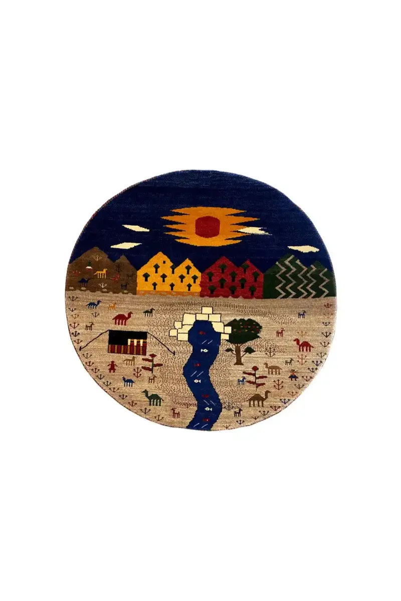 Gabbeh - 303627 - (100x100 cm)