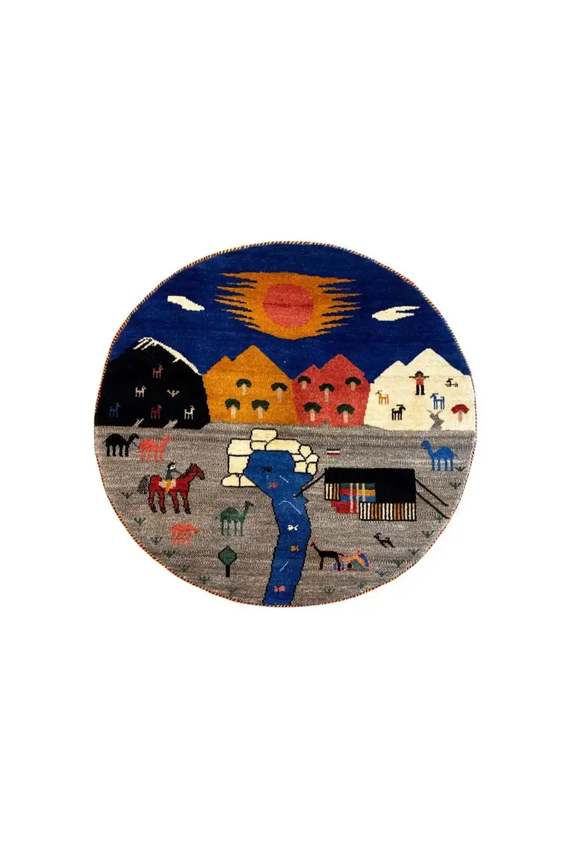 Gabbeh - (94x94 cm)