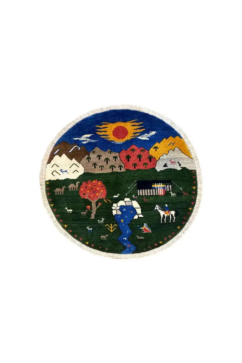 Gabbeh - (96x96 cm)