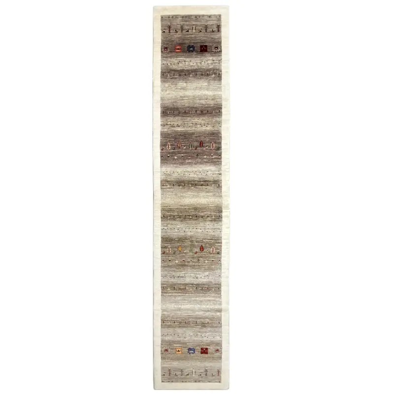 Gabbeh Läufer Teppich-451x87 cm