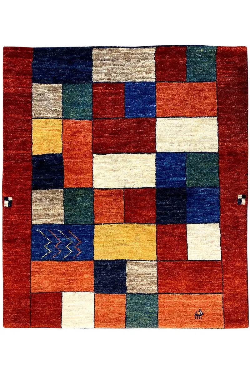 Gabbeh Teppich (107x94 cm)