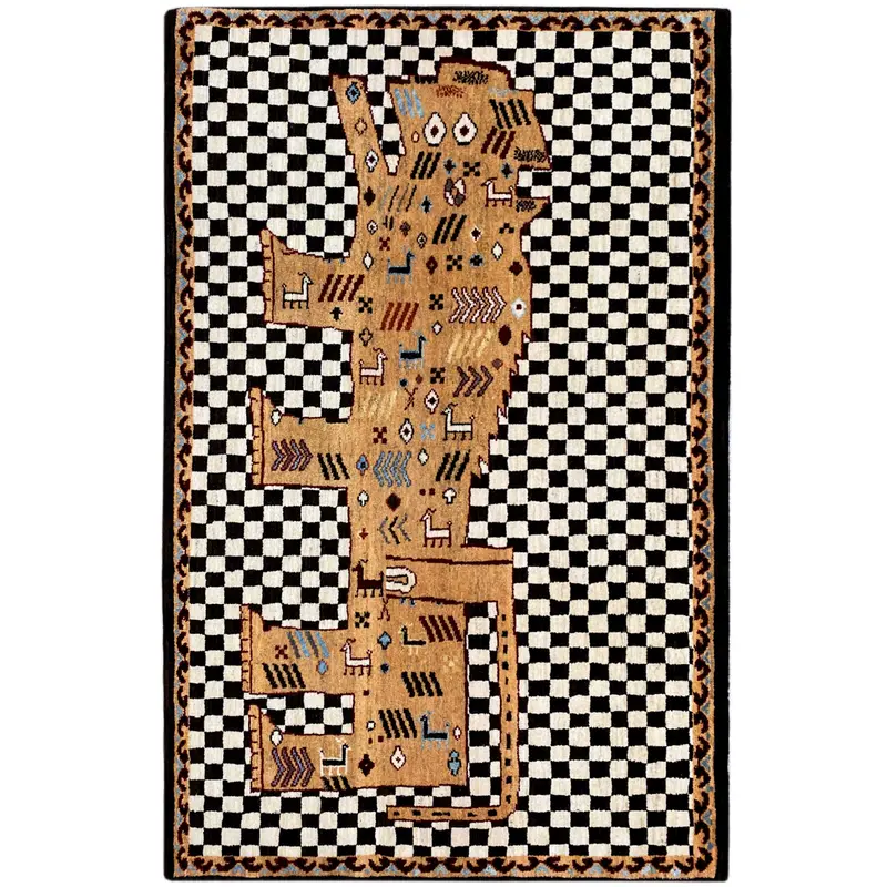 Gabbeh Teppich 175x120 cm