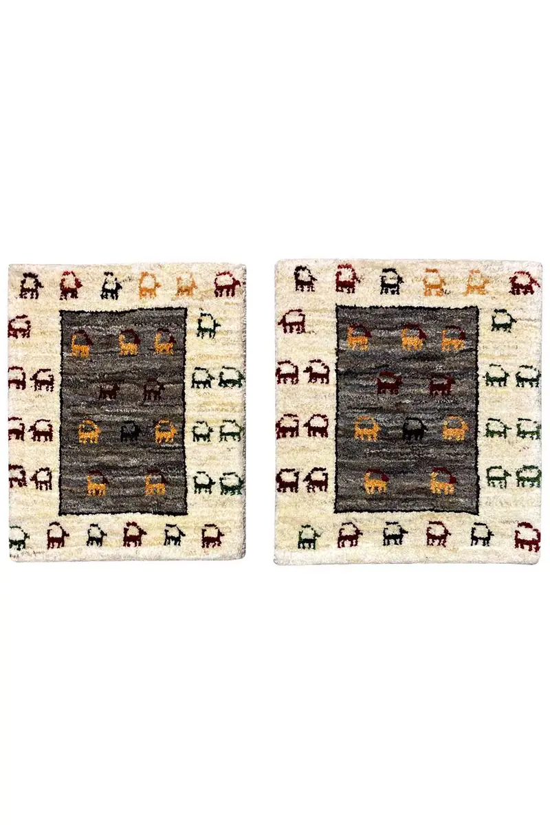 Gabbeh Teppich (43x37 cm)