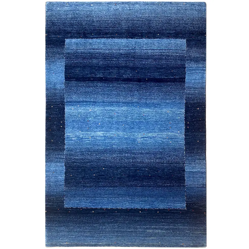 Gabbeh Teppich Blau 238x166 cm