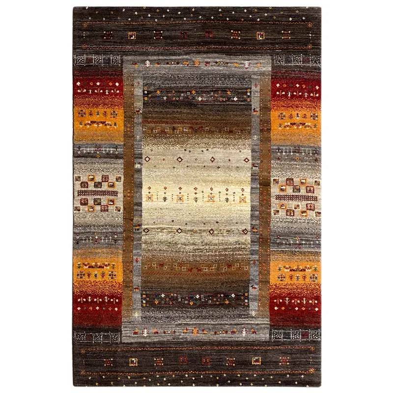 Gabbeh Teppich Braun 201x137 cm