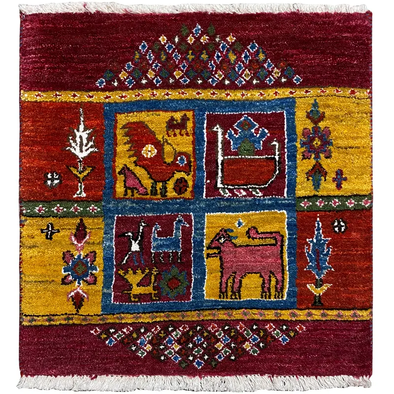 Gabbeh Teppich Lori 58x54 cm