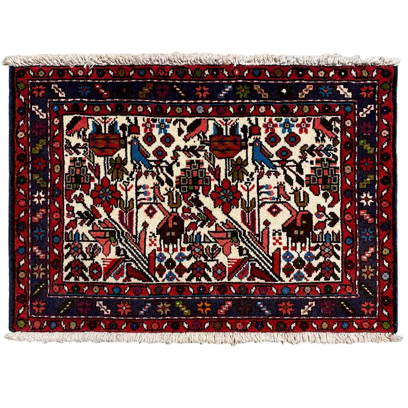 Hamedan Poshti Teppich - 62x88 cm