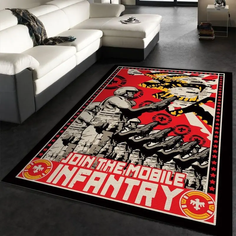 Join The Mobile Infantry Teppich