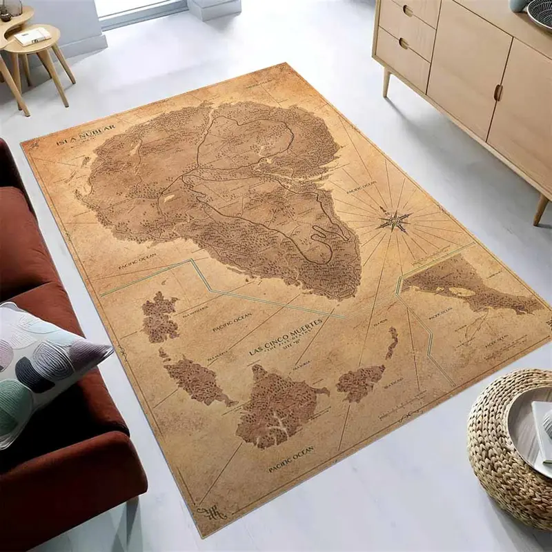 Jurassic Park Map 2 Teppich