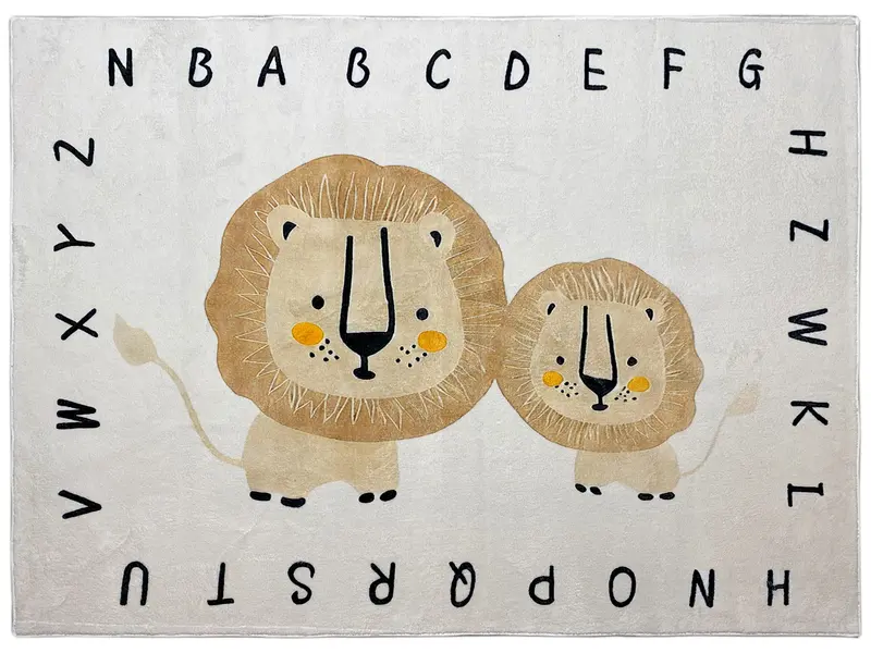 Kinderteppich „Löwe“, Beige, 140x200 cm