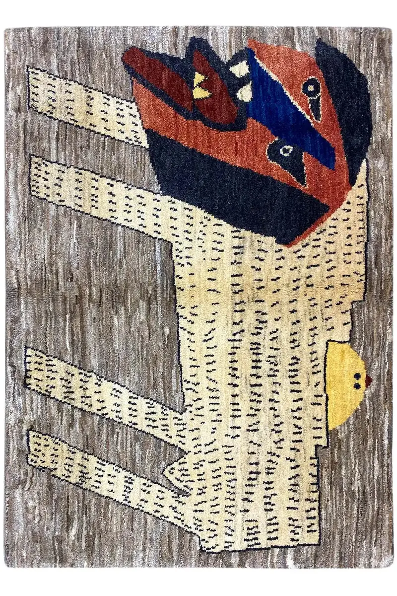 Löwen Gabbeh (118x80 cm)