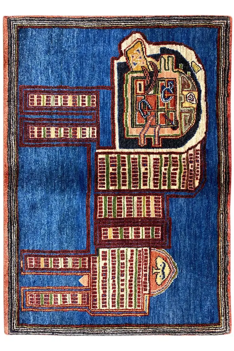 Löwen Gabbeh (123x86 cm)