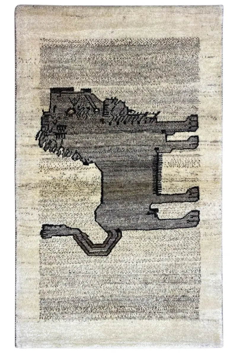 Löwen Gabbeh (128x78 cm)
