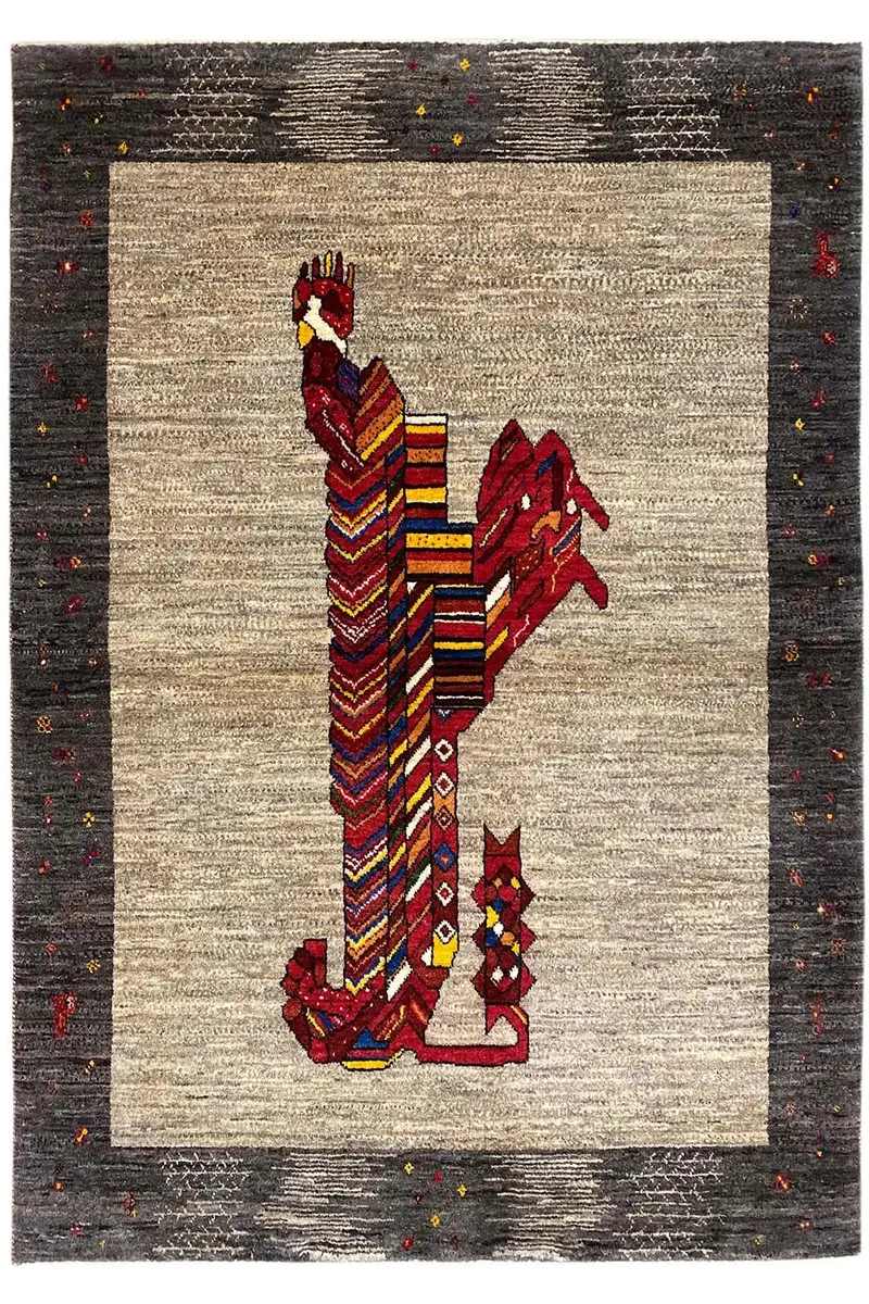 Löwen Gabbeh (160x111 cm)