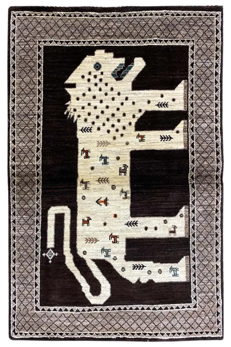 Löwen Gabbeh (163x104cm)