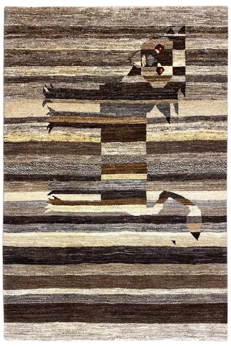 Löwen Gabbeh (174x120 cm)