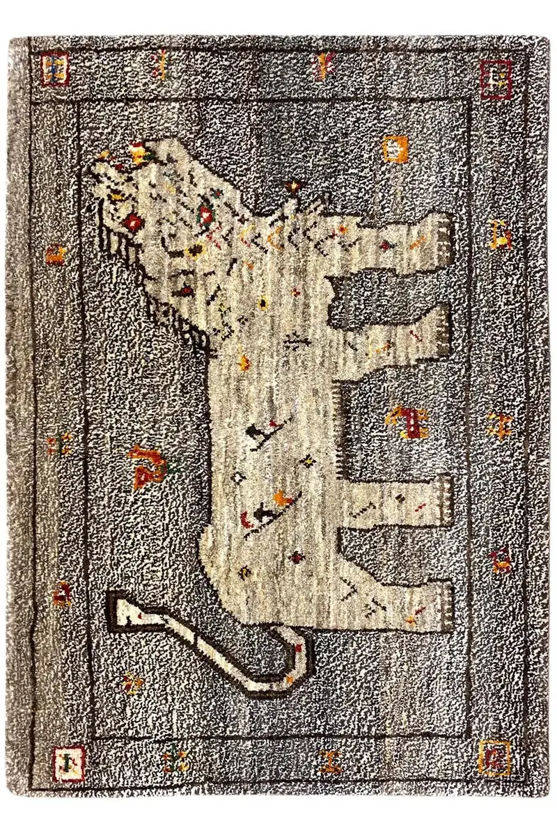 Löwen Gabbeh (95x67 cm)