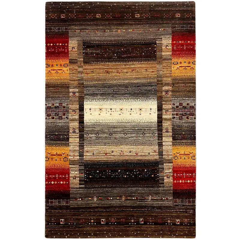 Luri Teppich Braun Multi 182x118 cm
