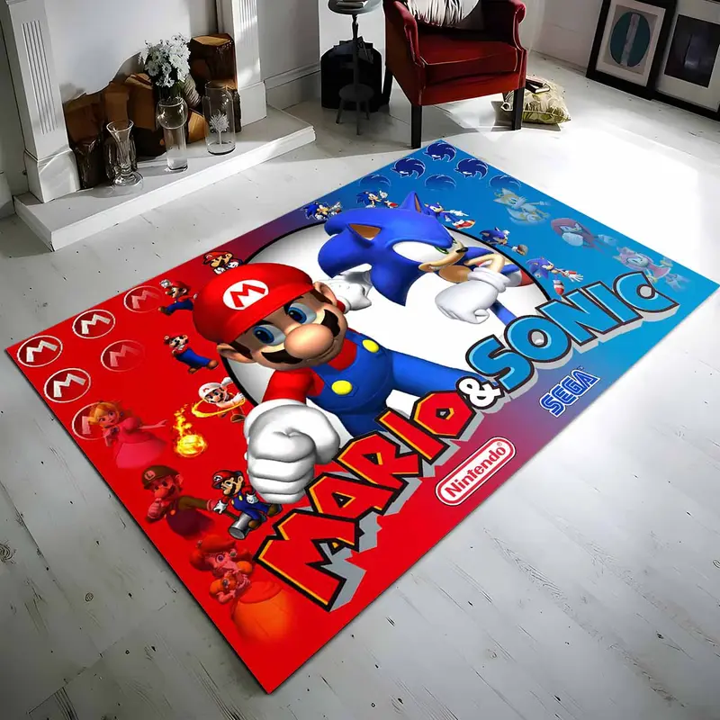 Mario Und Sonic 2 Teppich