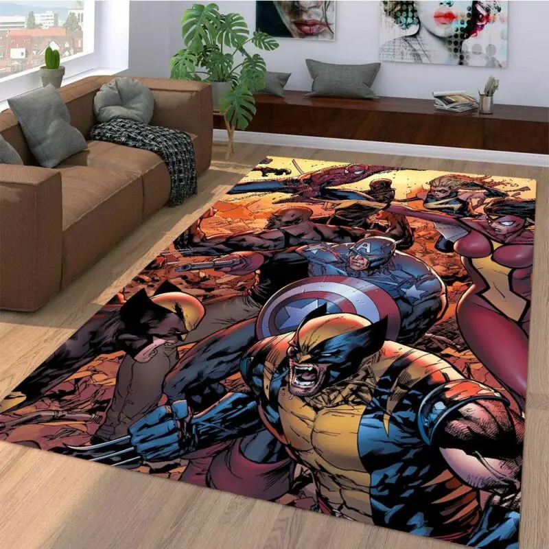Marvel Comic Superheroes Teppich