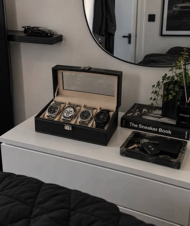 Men Watch Display Case
