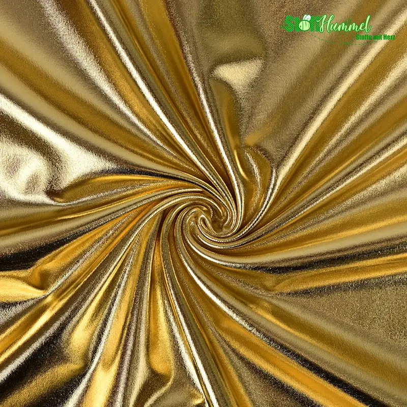 Metallic Stretch Foil Jersey
