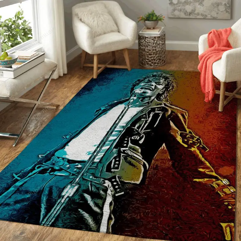 Michael Jackson Vector Music Art Teppich