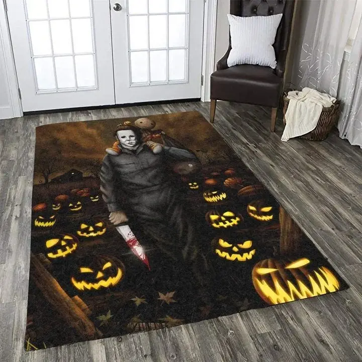 Michael Myers Gruselfilm Teppich