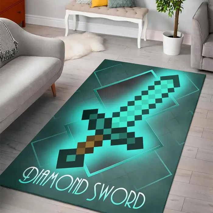 Minecraft Diamond Teppich