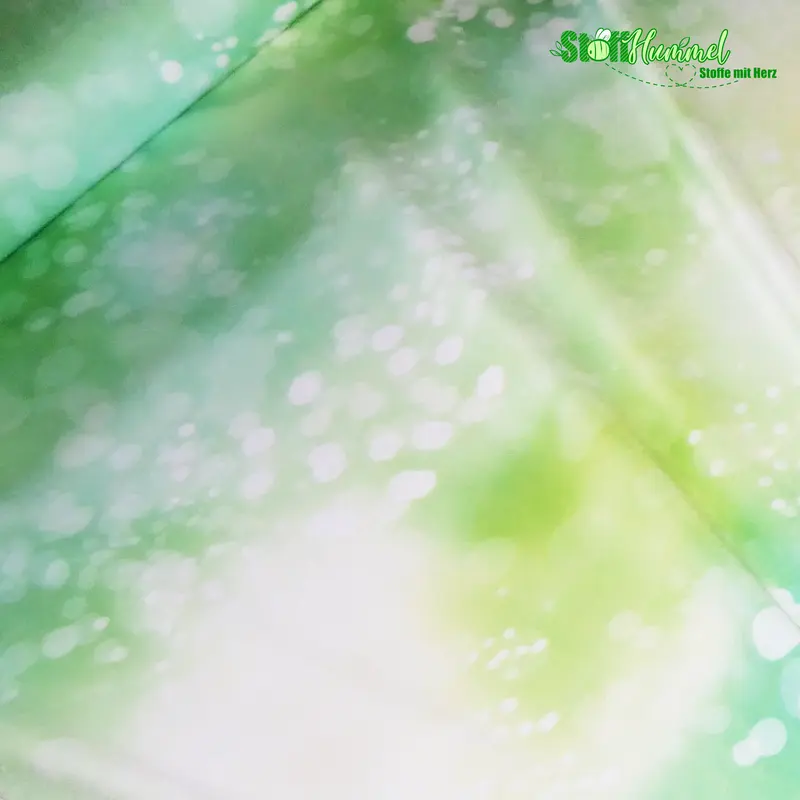 Minky Bokeh Green
